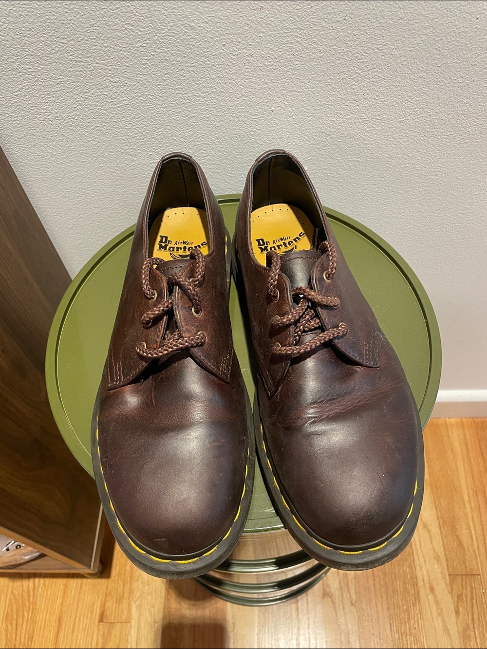 Dr. Martens Brown Leather 3-Eye Derby M9/W10